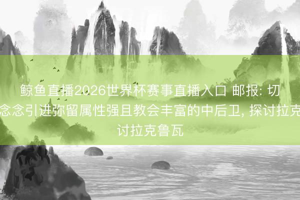 鲸鱼直播2026世界杯赛事直播入口 邮报: 切尔西念念引进弥留属性强且教会丰富的中后卫， 探讨拉克鲁瓦